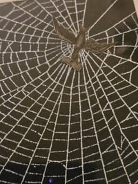 Image 5 of "𝕱𝖊𝖉 𝖇𝖞 𝕽𝖆𝖛𝖊𝖓𝖘"  1800's Bible Page & Preserved Web