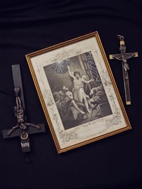Image 2 of "𝕻𝖊𝖙𝖊𝖗"  1800's Bible Page & Preserved Web