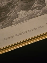 Image 3 of "𝕮𝖍𝖗𝖎𝖘𝖙"1800's Bible Page & Real Preserved Web