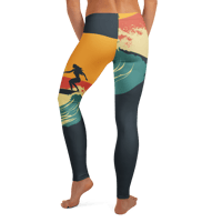 Image 5 of Surf's Up Color Block Leggings
