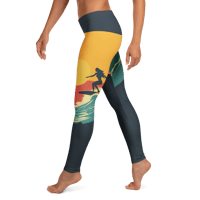 Image 3 of Surf's Up Color Block Leggings