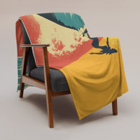 Image 6 of Surf's Up Throw Blanket