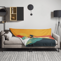 Image 2 of Surf's Up Throw Blanket