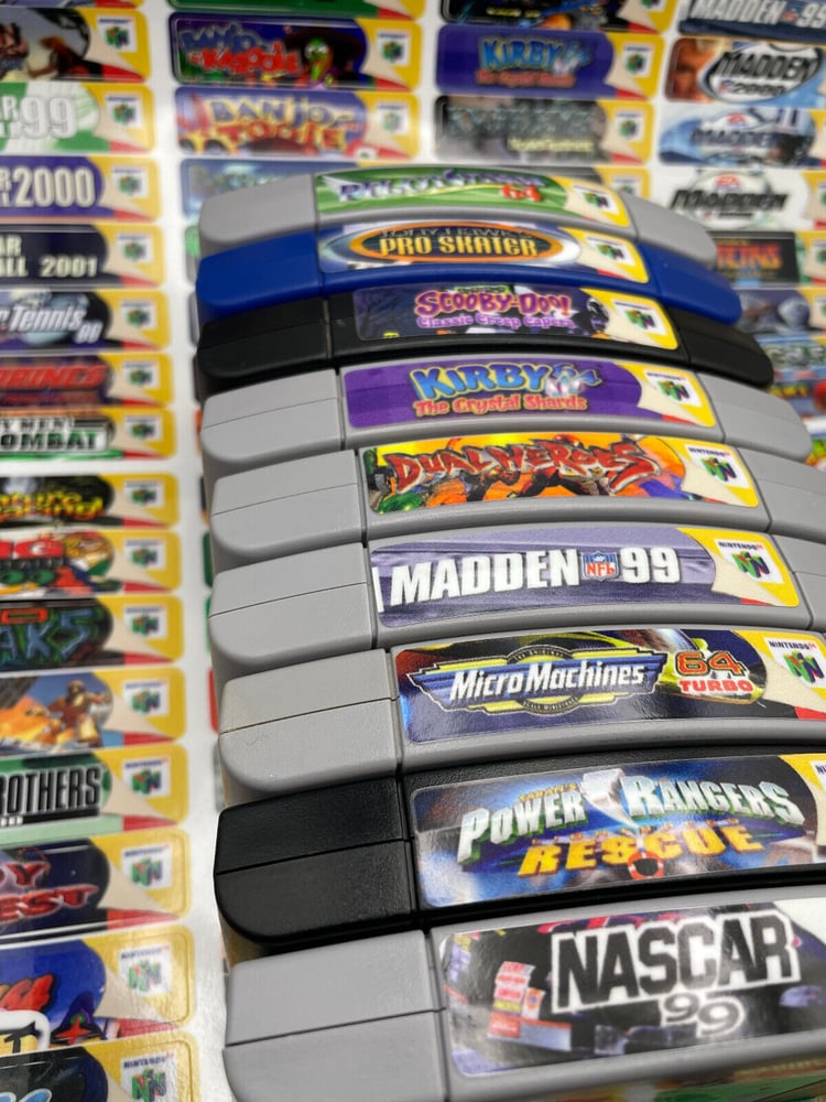 Ingeeknito — Nintendo 64 End Labels