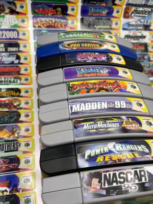 Image of Nintendo 64 End Labels