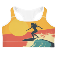 Image 11 of Surf's Up Wave Sports Bra