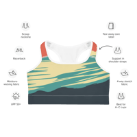 Image 7 of Surf's Up Sports Bra