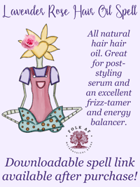 Lavender Rose Hair Oil Spell