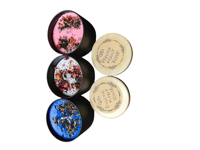 Image 3 of Q D Peppermint rose candle 