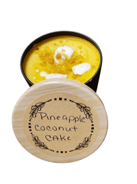 Image 1 of Pineapple Coconut Cake Candle