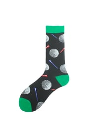 2 pairs of golf balls socks