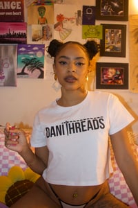 Image 1 of DANITHREADS CROPPED TEE