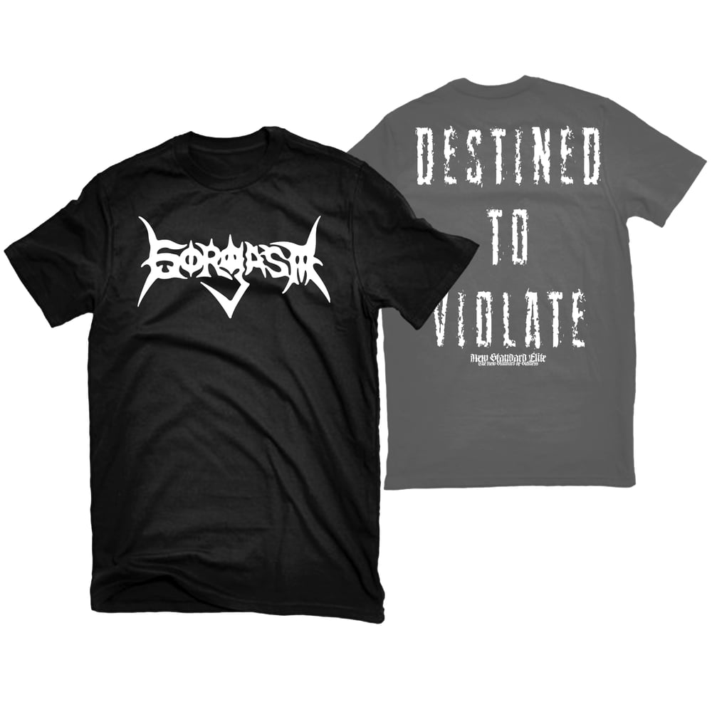 Image of GORGASM "WHITE LOGO" T-SHIRT