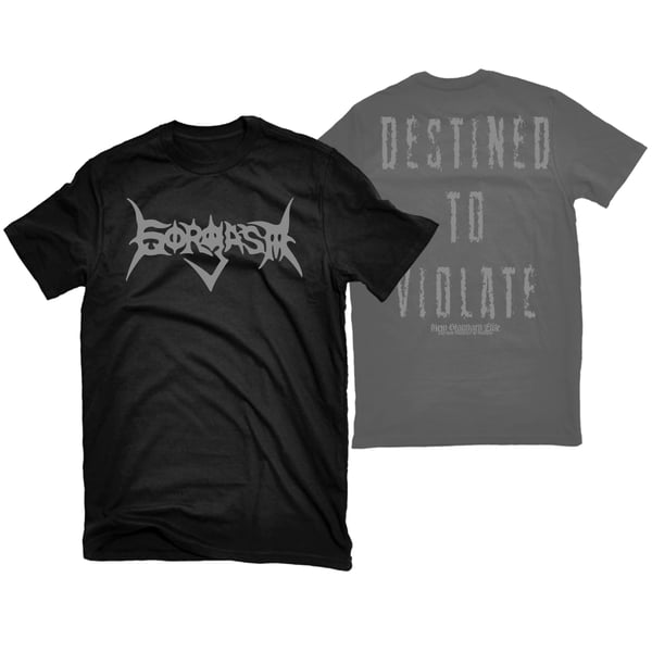 Image of GORGASM "GRAY LOGO" T-SHIRT