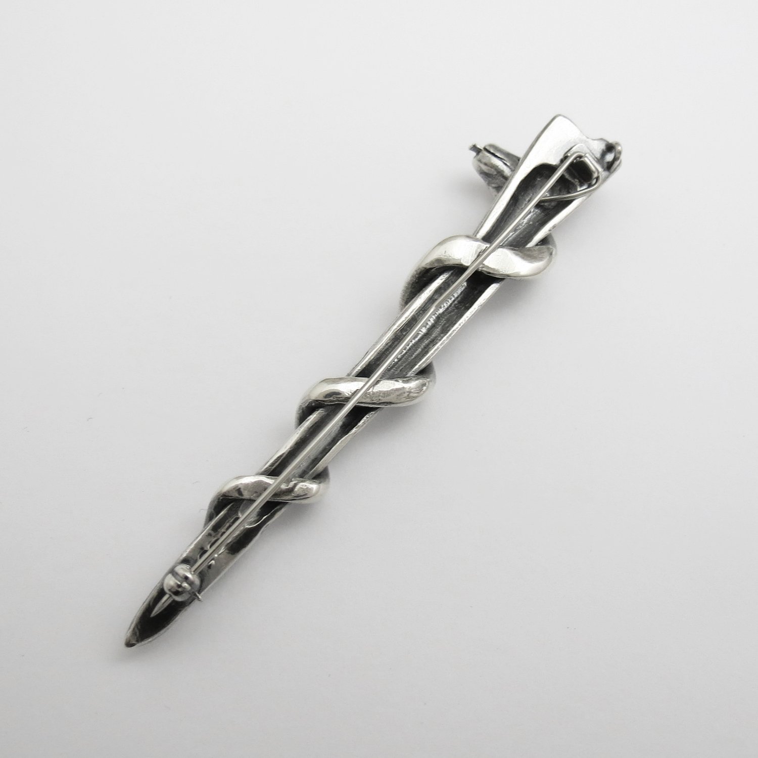 Image of Rod of Asclepius Kilt Pin