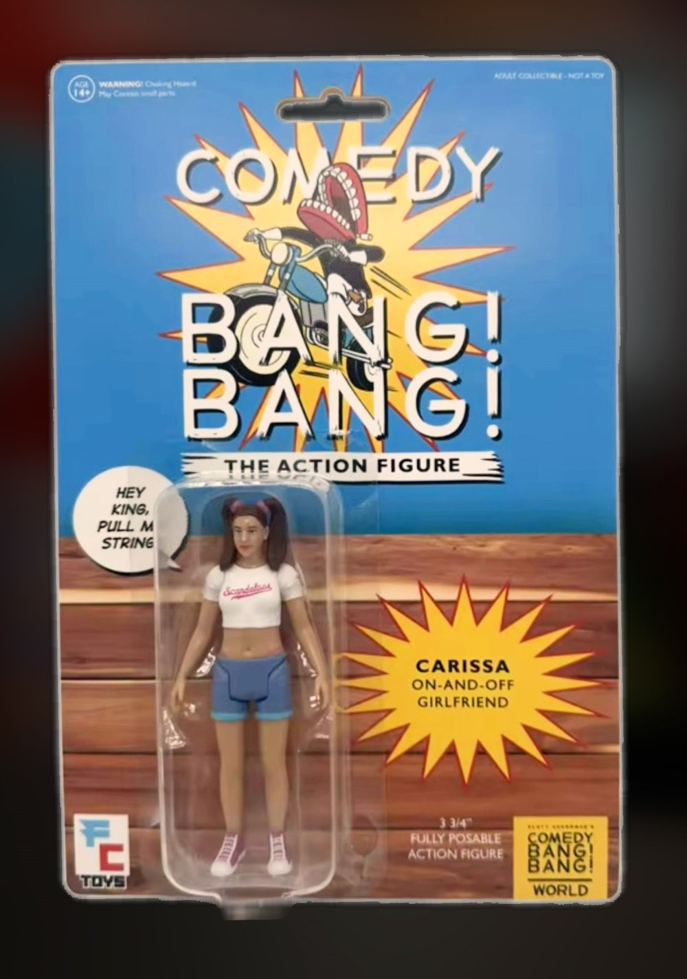 **PREORDER** Comedy Bang! Bang! Series 1 Carissa (Lily Sullivan) Figure by FC Toys!