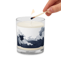 Image 3 of Whitecap Light Glass Jar Soy Wax Candle