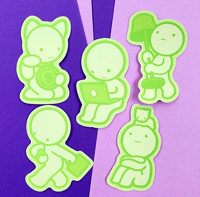 Smiski Sticker Pack