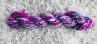 Image 2 of Hand Spun Yarn- Purple Rain