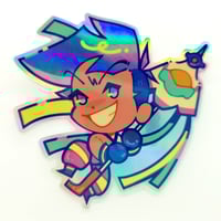 Image 2 of Promare Holographic Stickers