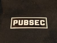 Image 2 of PUBSEC Sticker 