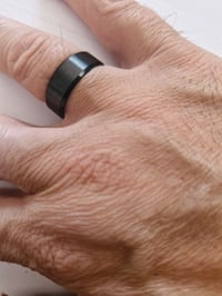 Image 3 of Men's Ring Brand New All Black with TMONTE71 Size 10