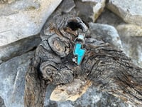 Image 2 of Kingman- Striped Lightning Bolt Pendant