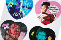 Image 3 of Ash Williams Evil Dead Heart Sticker Sheet (4 Stickers) 