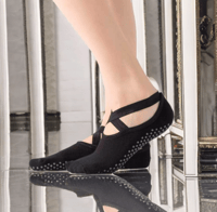 Black Pilates Socks 