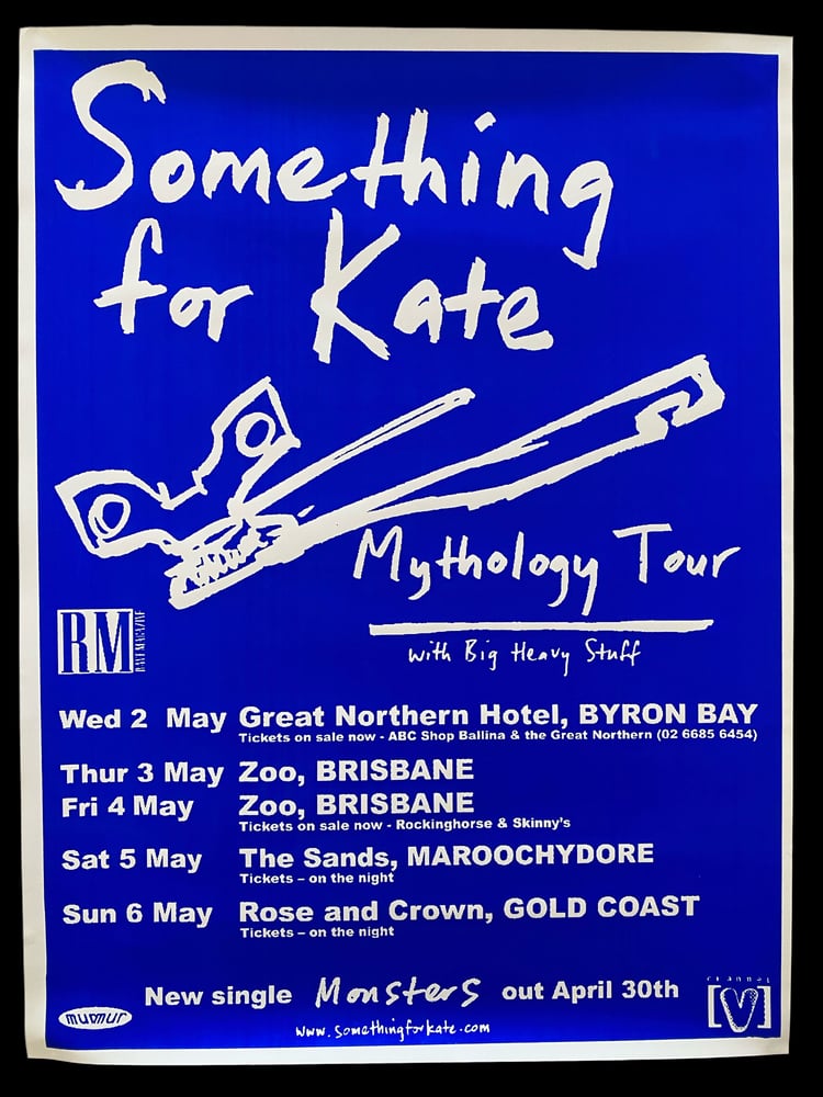 Image of  Mythology Tour 2001 QLD  poster EXTREMELY RARE