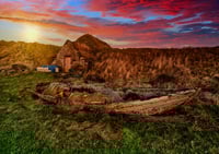 Boat Wreck at Keiss Harbour exclusive print