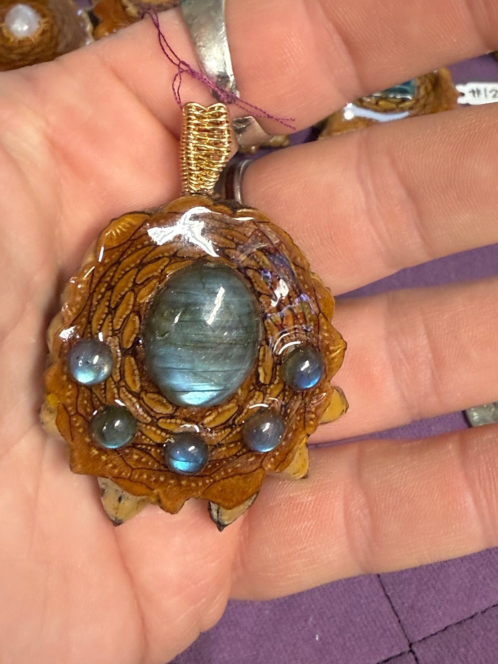 Image of Multiple Labradorite Pendant #15