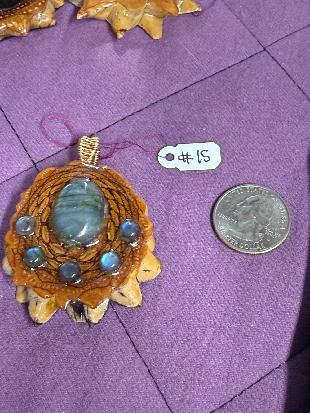 Image of Multiple Labradorite Pendant #15