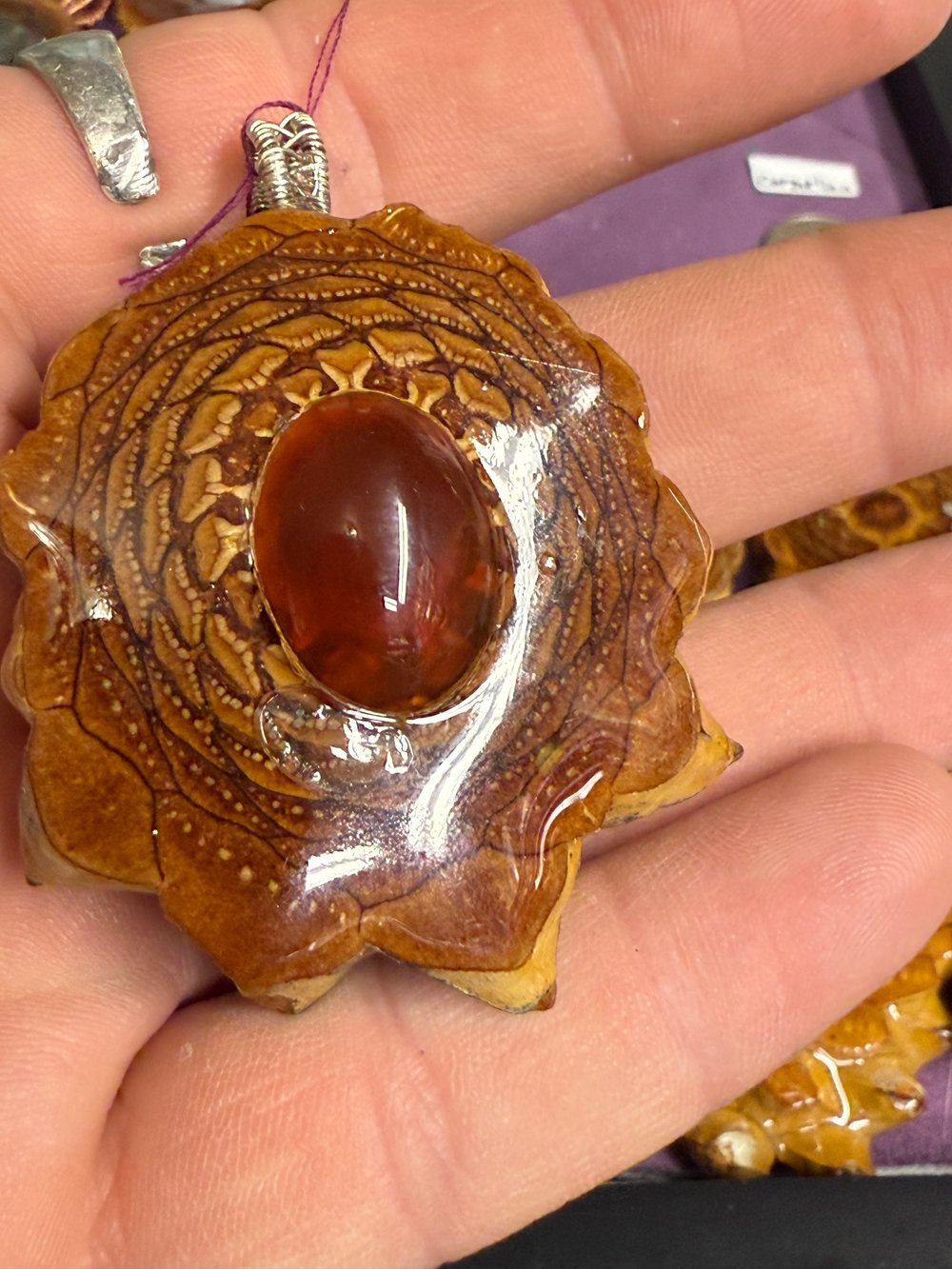 Image of Cornelian Charm | Handmade PNW Jewelry | #52