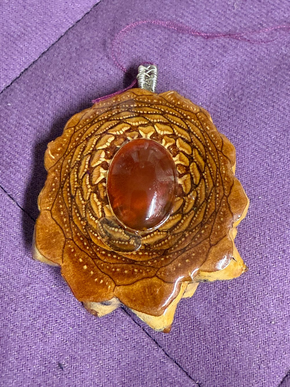 Image of Cornelian Charm | Handmade PNW Jewelry | #52