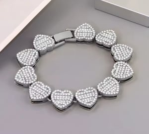 Image of Chunky Heart Bracelet 