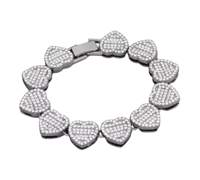 Image 1 of Chunky Heart Bracelet 