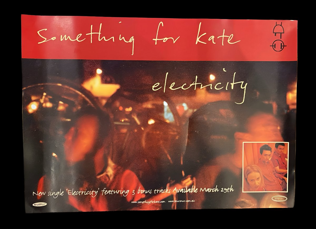 Image of Something for Kate 'Electricity' promotional poster 