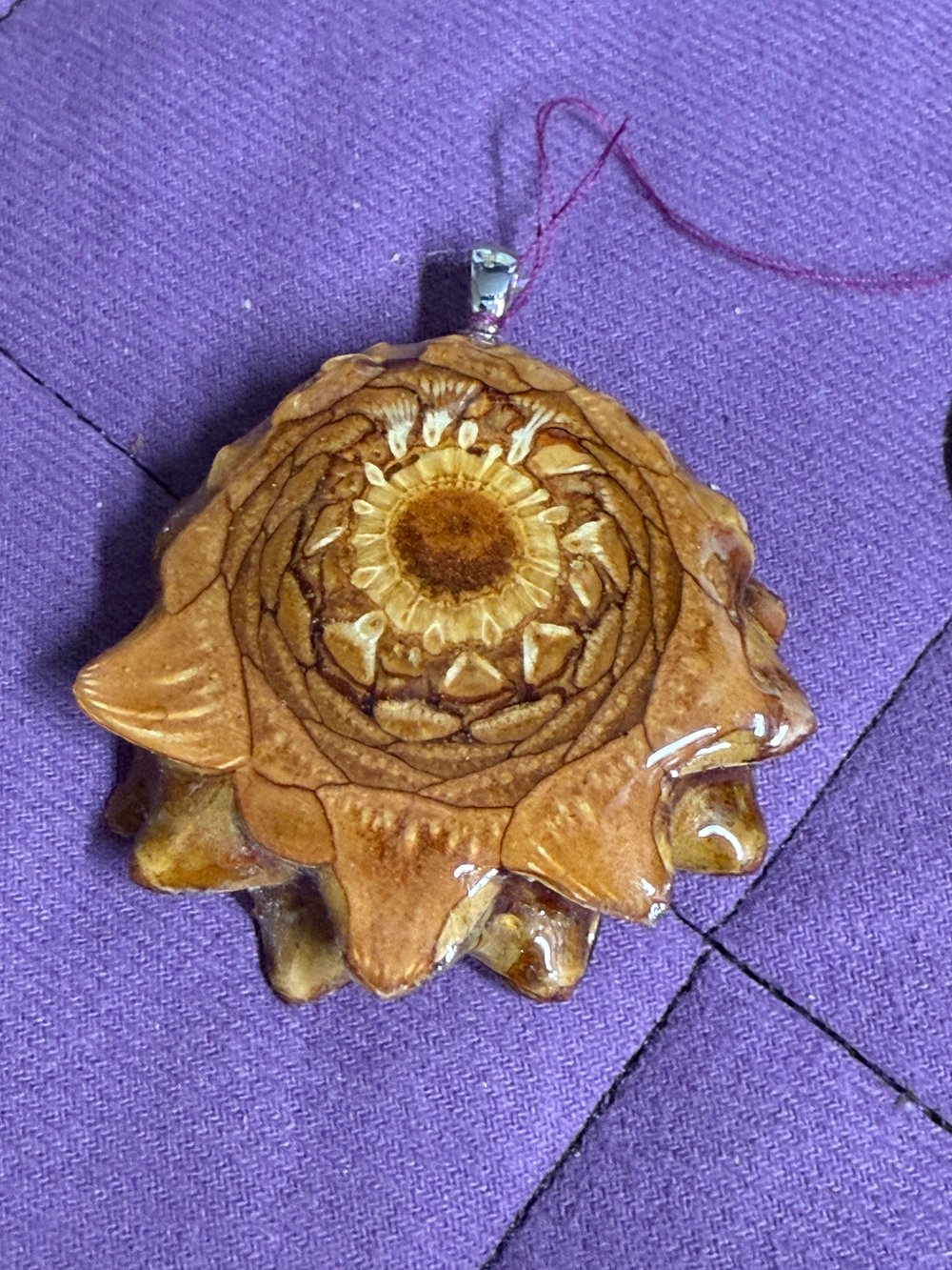 Image of Naked Pinecone Pendant #47