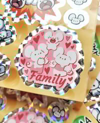 Image 3 of The Mouse Family - Holographic Stickersheet