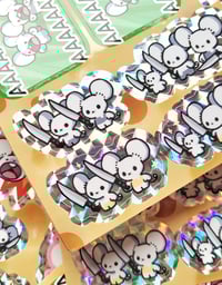 Image 4 of The Mouse Family - Holographic Stickersheet