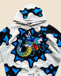 Image 5 of REWORKED NIKE GYARADOS EMBROIDERED HOODIE SIZE L