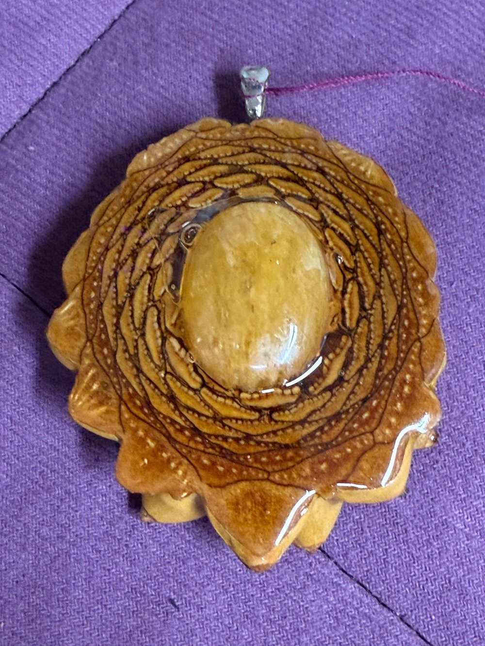 Image of Yellow Jasper Pendant #45