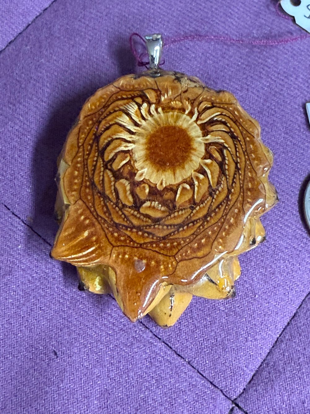 Image of Yellow Jasper Charm | Handmade PNW Jewelry | #45