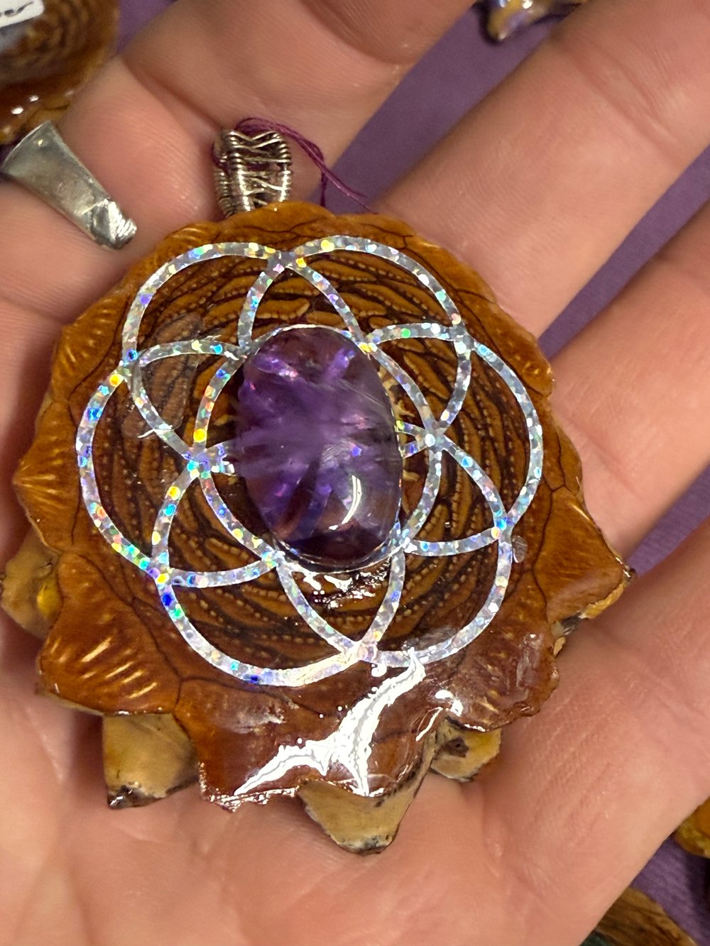 Image of Amethyst Charm | Handmade PNW Jewelry | #32