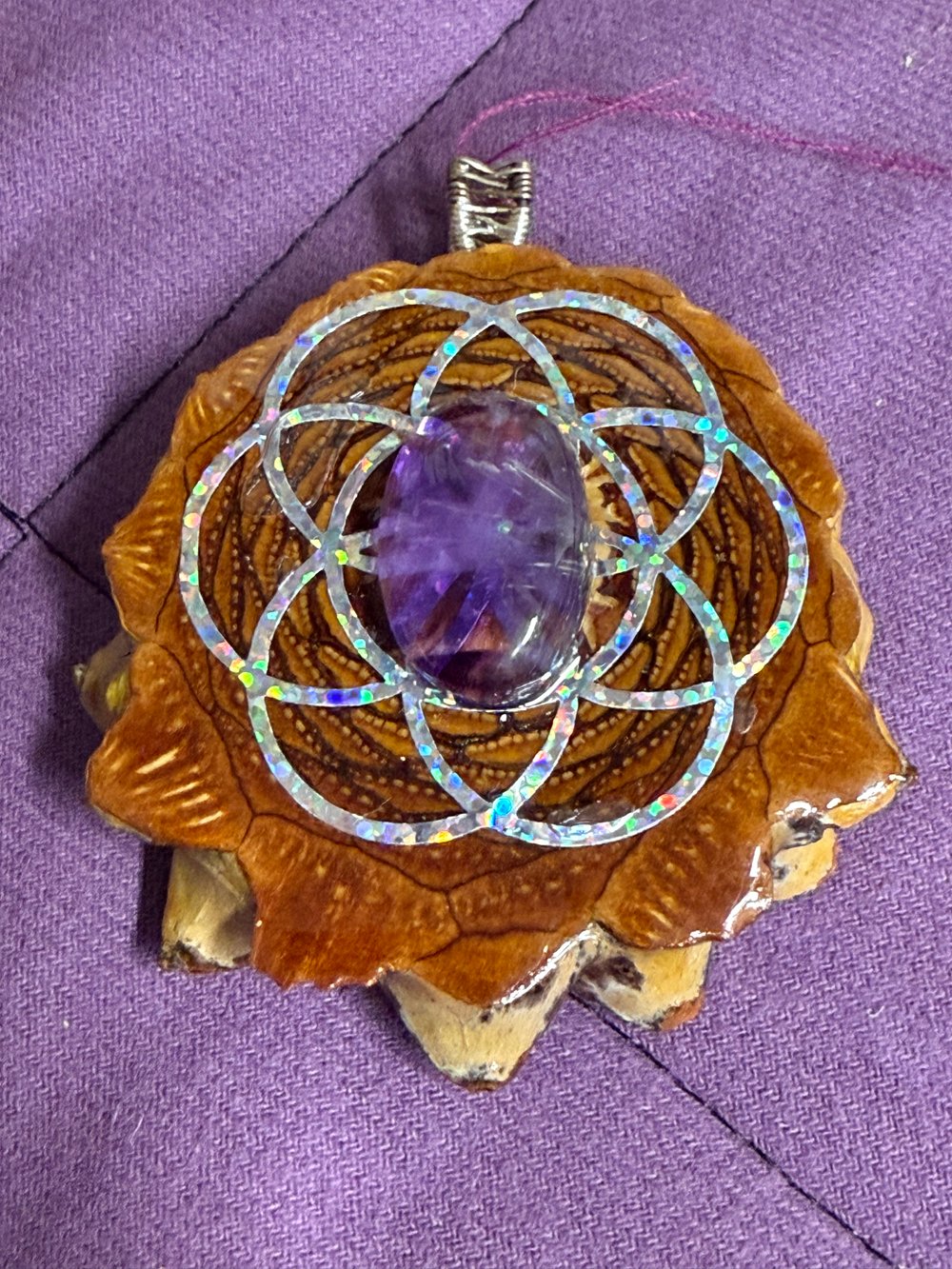 Image of Amethyst Charm | Handmade PNW Jewelry | #32