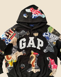 Image 4 of REWORKED GAP BATIK PATCHWORK HOODIE SIZE M/L