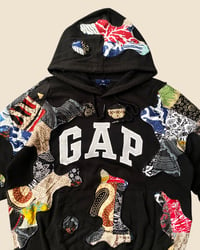 Image 5 of REWORKED GAP BATIK PATCHWORK HOODIE SIZE M/L