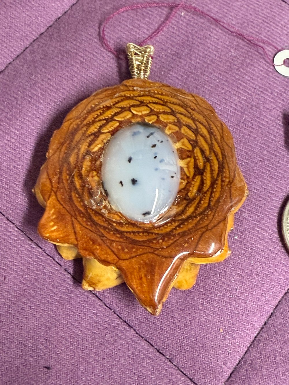 Image of Dalmatian Jasper Pendant #36
