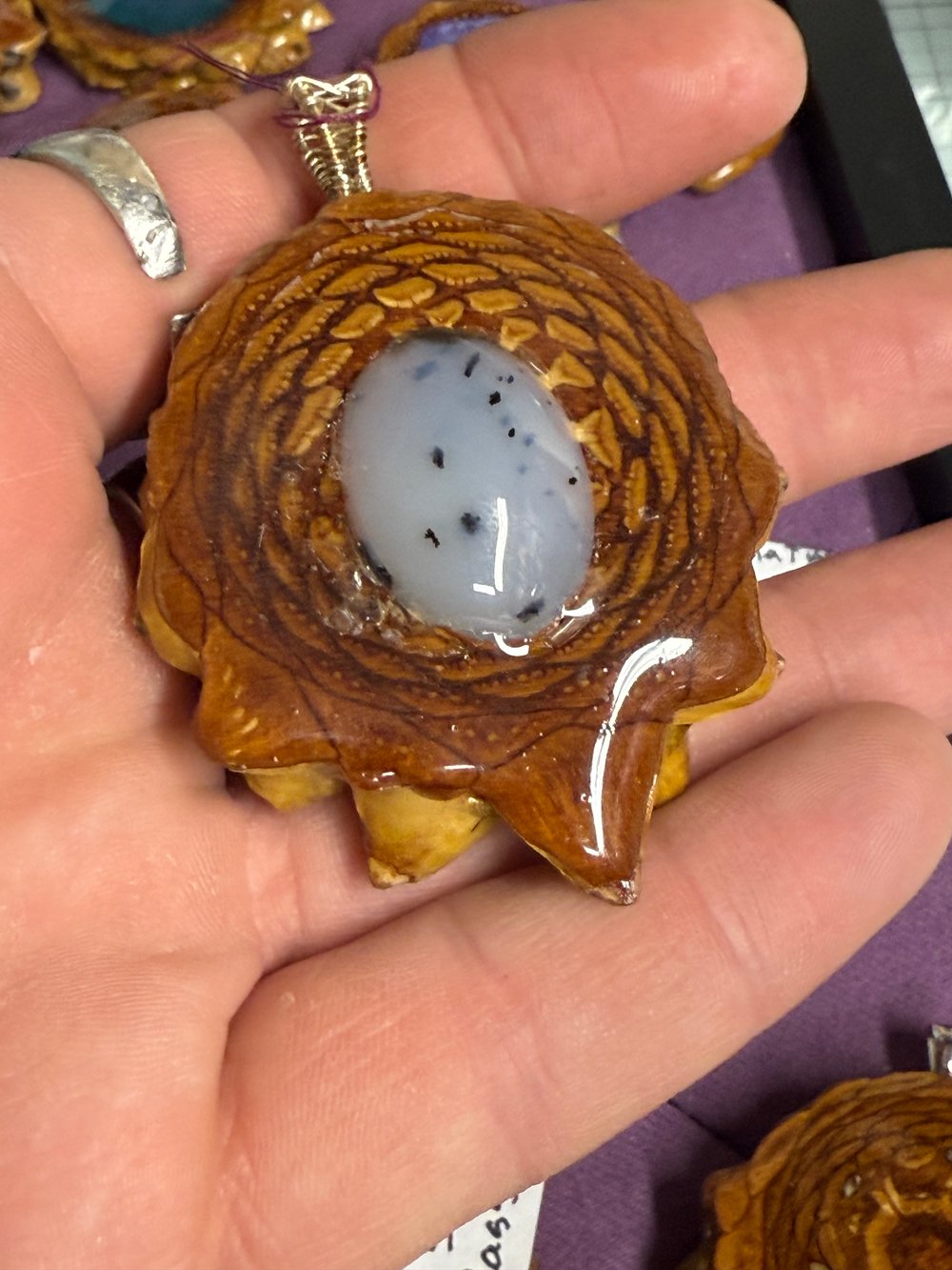 Image of Dalmatian Jasper Charm | Handmade PNW Jewelry | #36